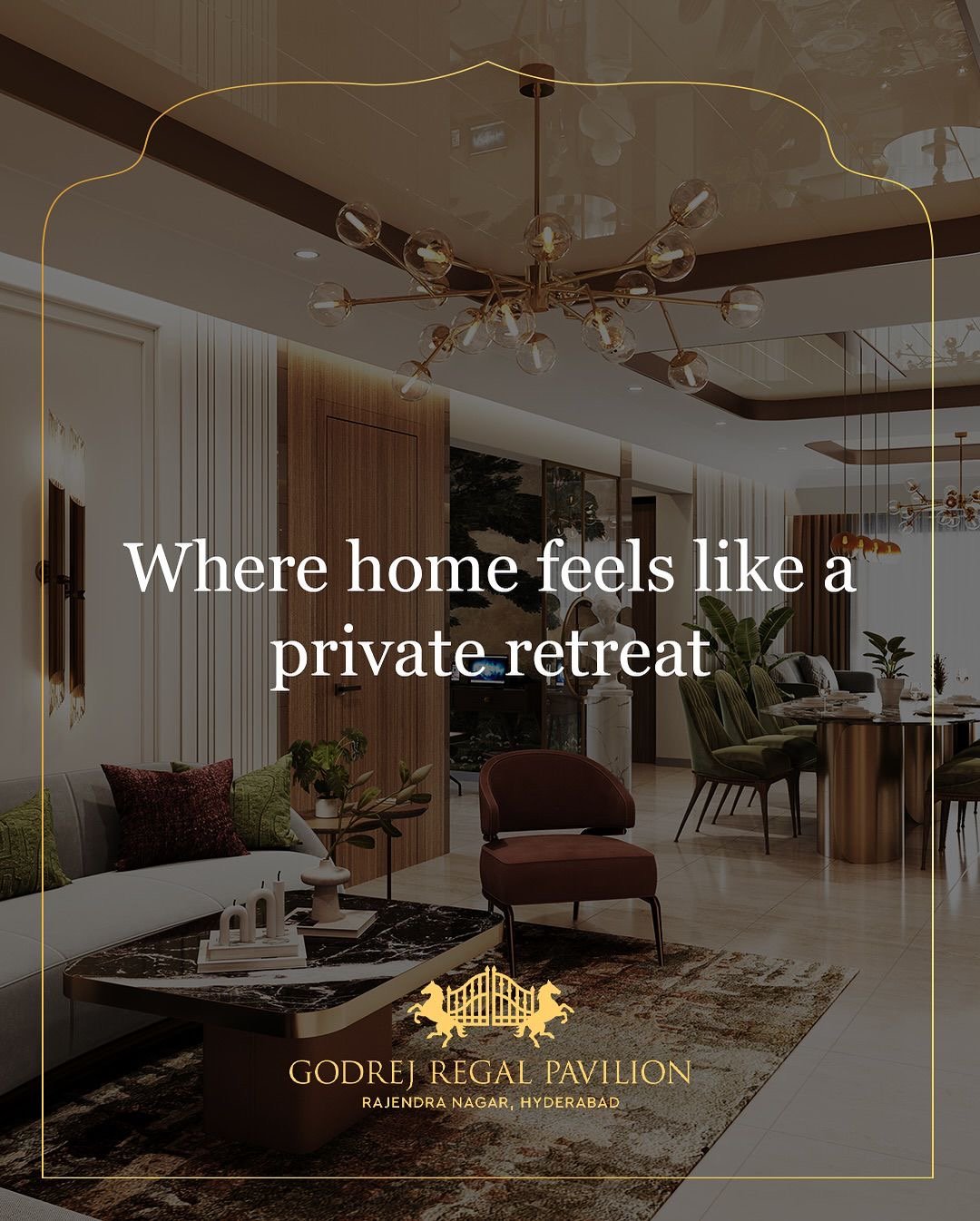 3.5 BHK Luxury Apartments at Godrej Regal Pavilion Tower T8